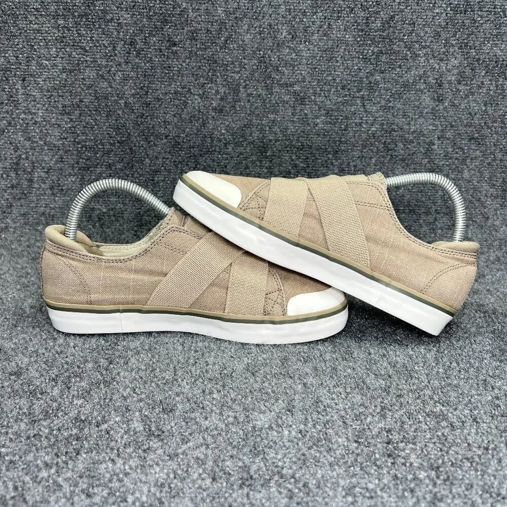 Keen Elsa III Shoes Womens Size 7.5 Tan Canvas Slip On Athletic Outdoor Sneakers - Picture 7 of 11